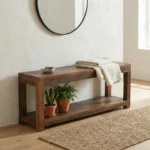 Factory entryway bench