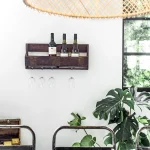 Factory hanging wine rack