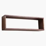 Factory rectangular open wall shelf large - Image 3