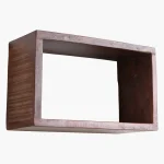 Factory rectangular open wall shelf small - Image 3