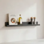 Factory wall shelf small black