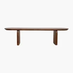 Bullnose bench brown 180cm - Image 3