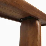 Bullnose bench brown 180cm - Image 5