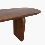 Bullnose bench brown 180cm - Image 6