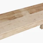 Limewash folding bench 160 cm - Image 4