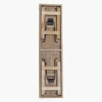 Limewash folding bench 120 cm - Image 5