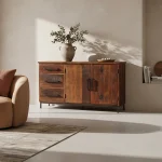 Factory 2-door & 3-drawers sideboard