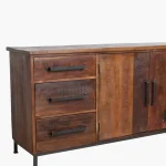Factory 2-door & 3-drawers sideboard - Image 4