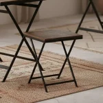 Factory folding bistro stool large
