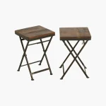 Factory folding bistro stool large - Image 3