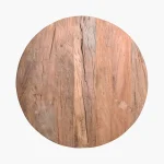 Farmwood coffee table round - Image 3
