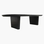 Bullnose coffee table black - Image 3