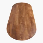 Bullnose coffee table brown - Image 5