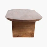 Bullnose coffee table brown - Image 6