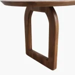 Bullnose dining table top brown 180cm - Image 5