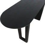 Bullnose console table black - Image 4