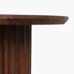 Bullnose side table reversed fluted - Image 5