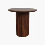 Bullnose side table reversed fluted - Image 2