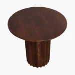 Bullnose side table reversed fluted - Image 3