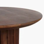 Bullnose side table reversed fluted - Image 5