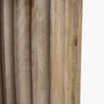 Bullnose side table reversed fluted - Image 4