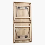 Limewash folding dining table - Image 6