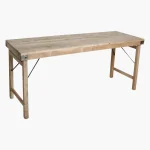 Limewash folding market table - Image 2