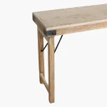 Limewash folding console table - Image 2