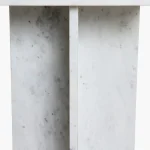 Marble side table white - Image 5