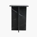 Marble side table black - Image 4