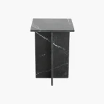 Marble side table black - Image 5