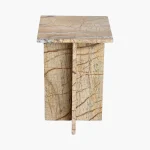 Marble side table bidasar - Image 3