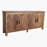 Farmwood 4-door sideboard - Image 2
